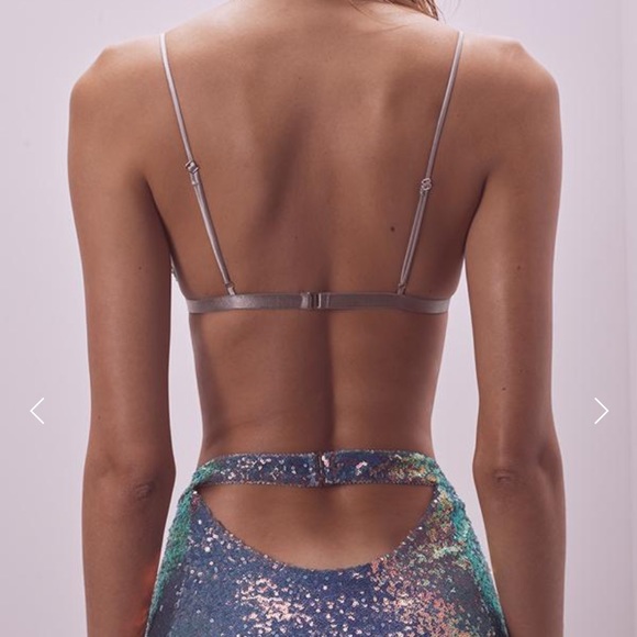 cosmo sequin triangle bra - Picture 2 of 6